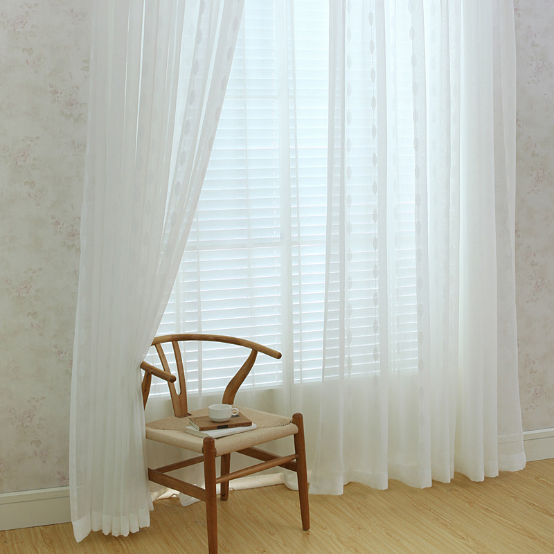 窗帘纱帘特价清仓成品窗纱客厅卧室飘窗阳台白纱沙帘布料简约现代