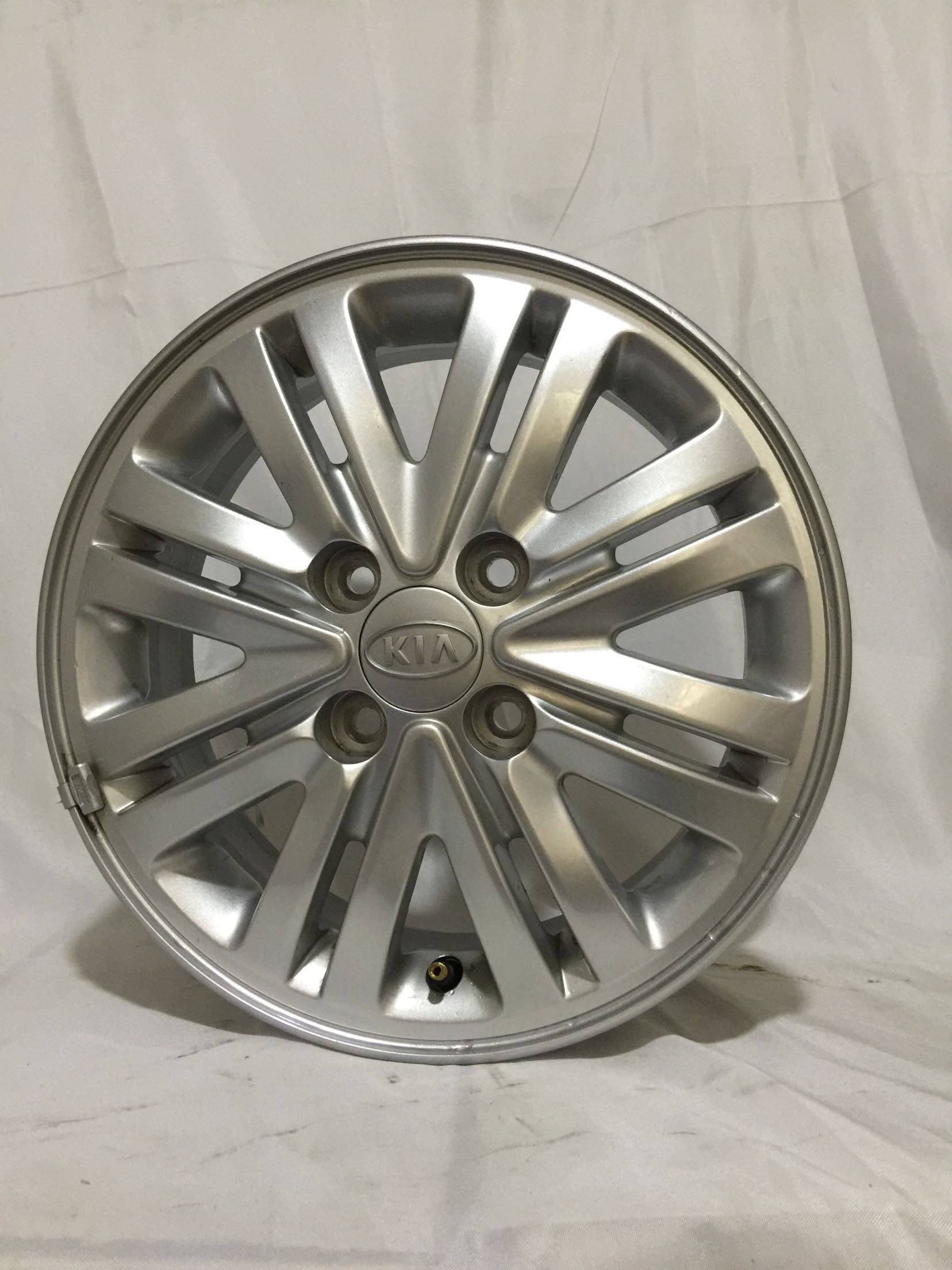 原厂轮毂起亚k214寸原装铝合金新车0公里拆下轮毂