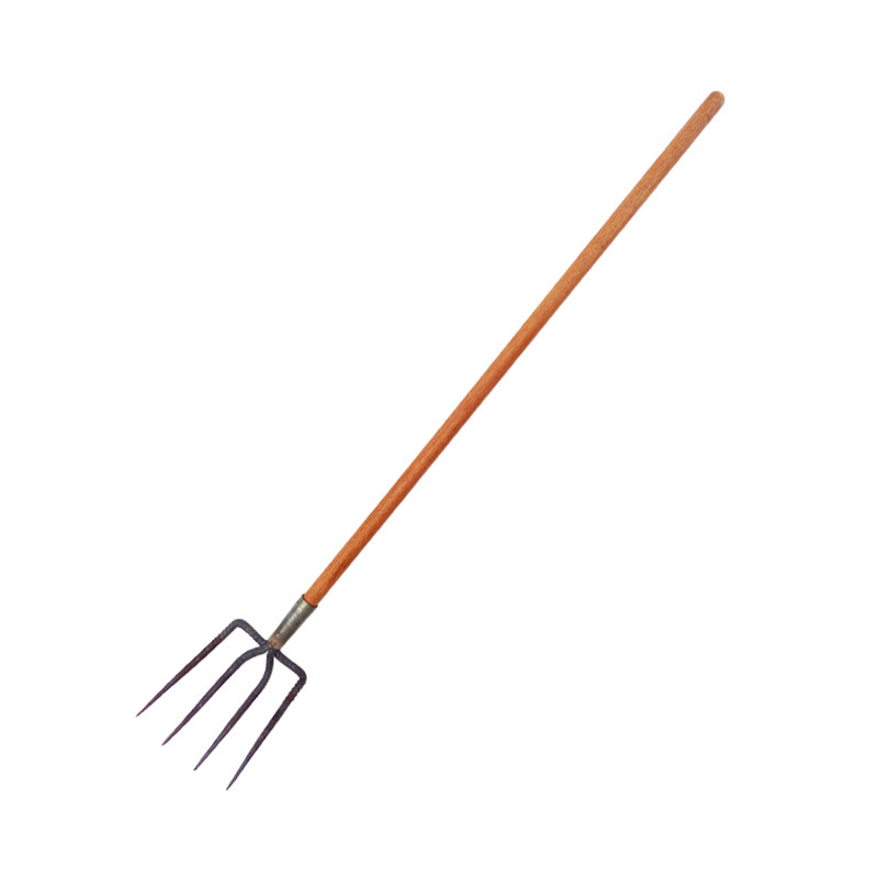 叉子铁叉大钢农用工具大全三角农具翻地松土叉