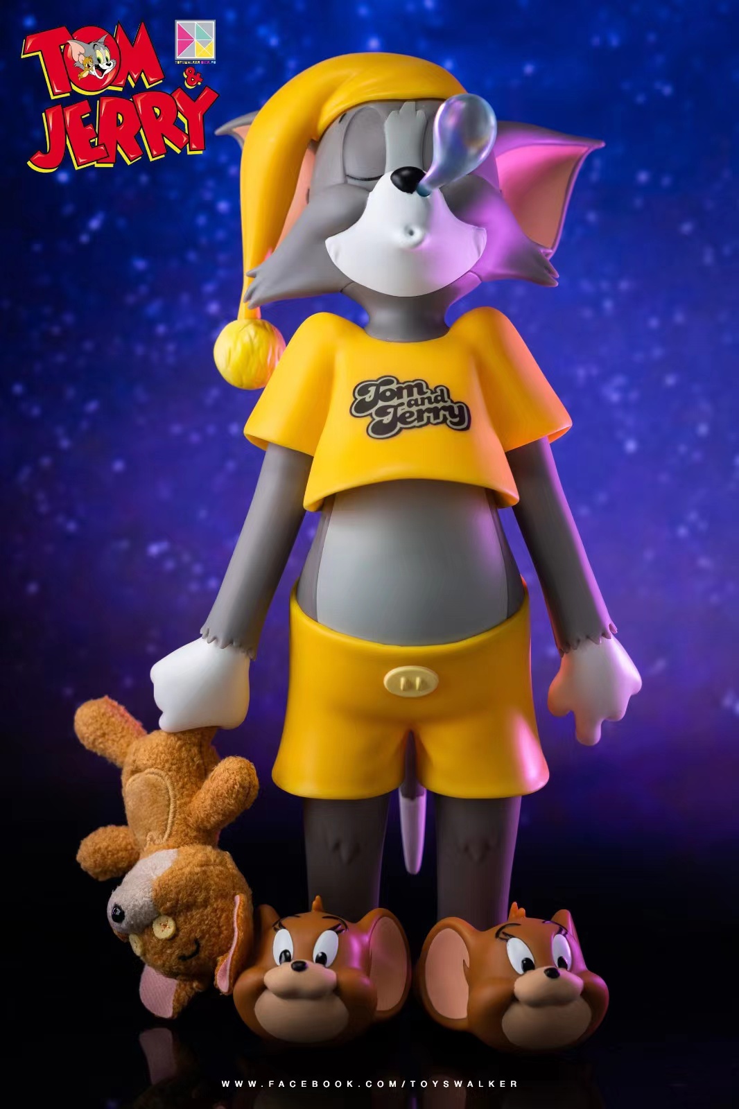 soapstudio猫和老鼠汤姆瞌睡人偶手办盲盒杰瑞毛绒拖鞋公仔礼物