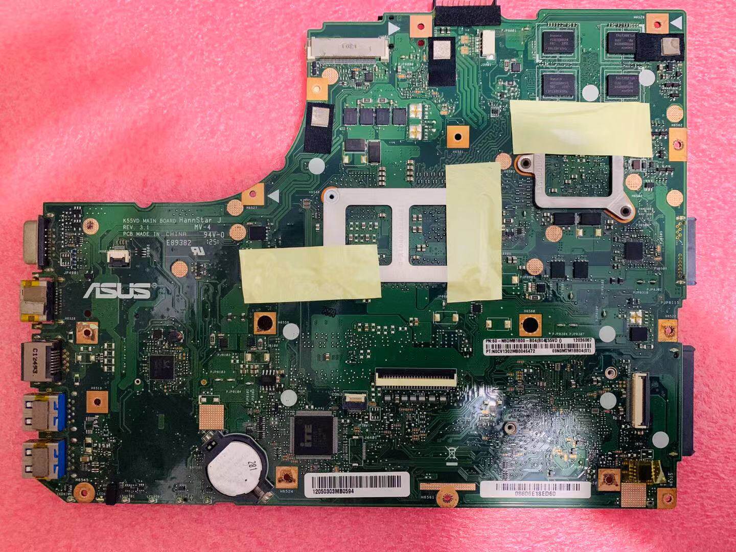 主板适用于asus华硕k55vda83n53jx54hk53s笔记本电脑主板