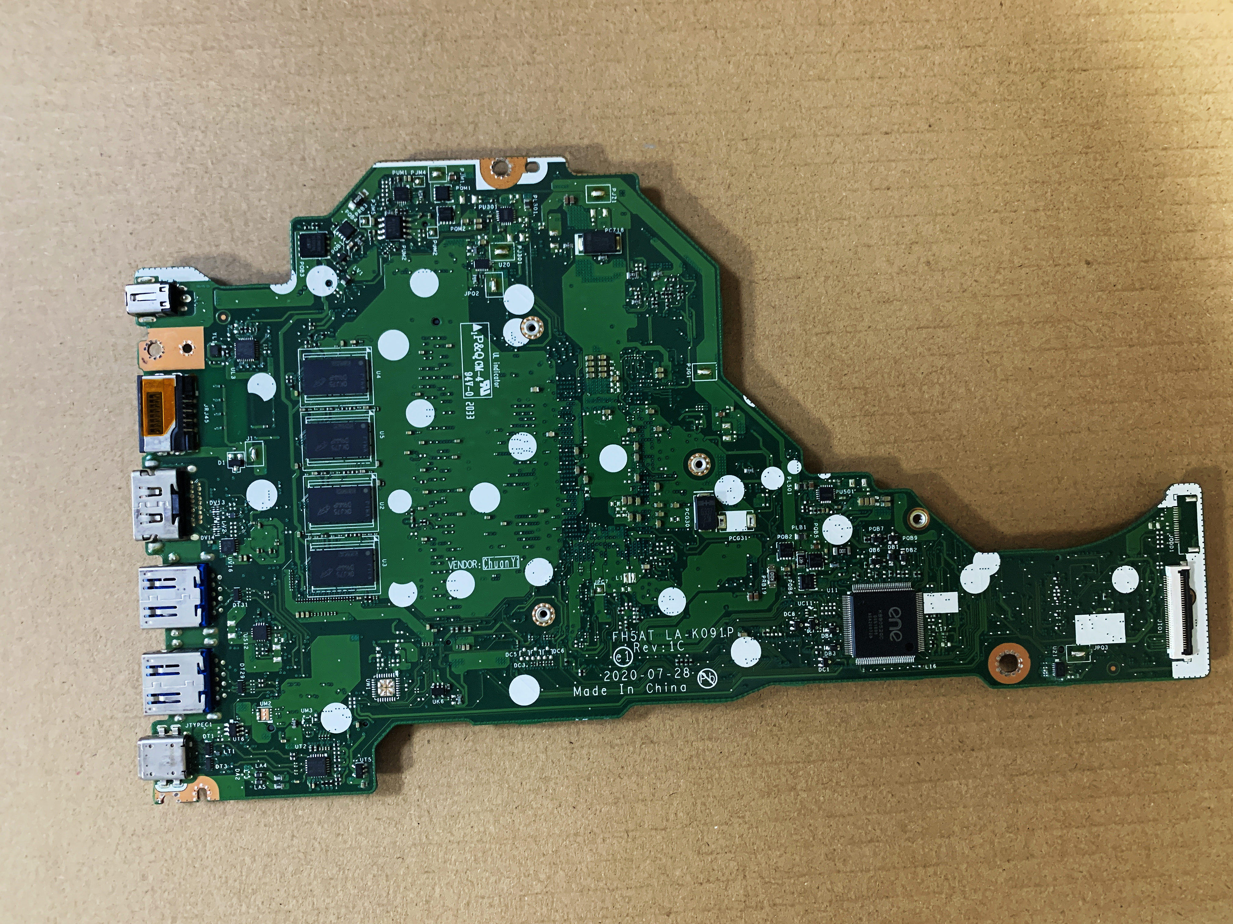 主板宏碁acer蜂鸟funn20c5s50-53s40-45笔记本la-k091p笔记本零部件
