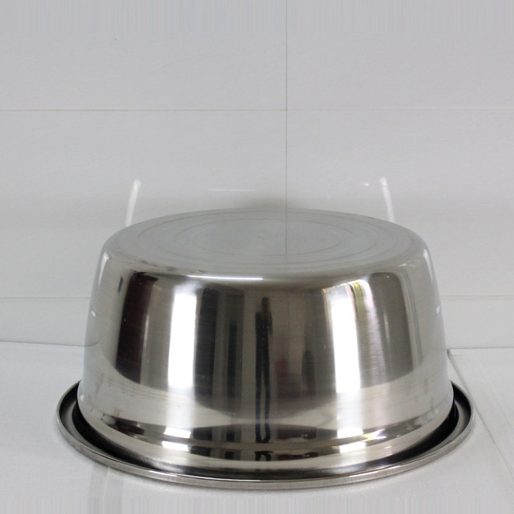 不锈钢大不加深特厚洗澡澡盆洗脚脚盆家用面盆盆