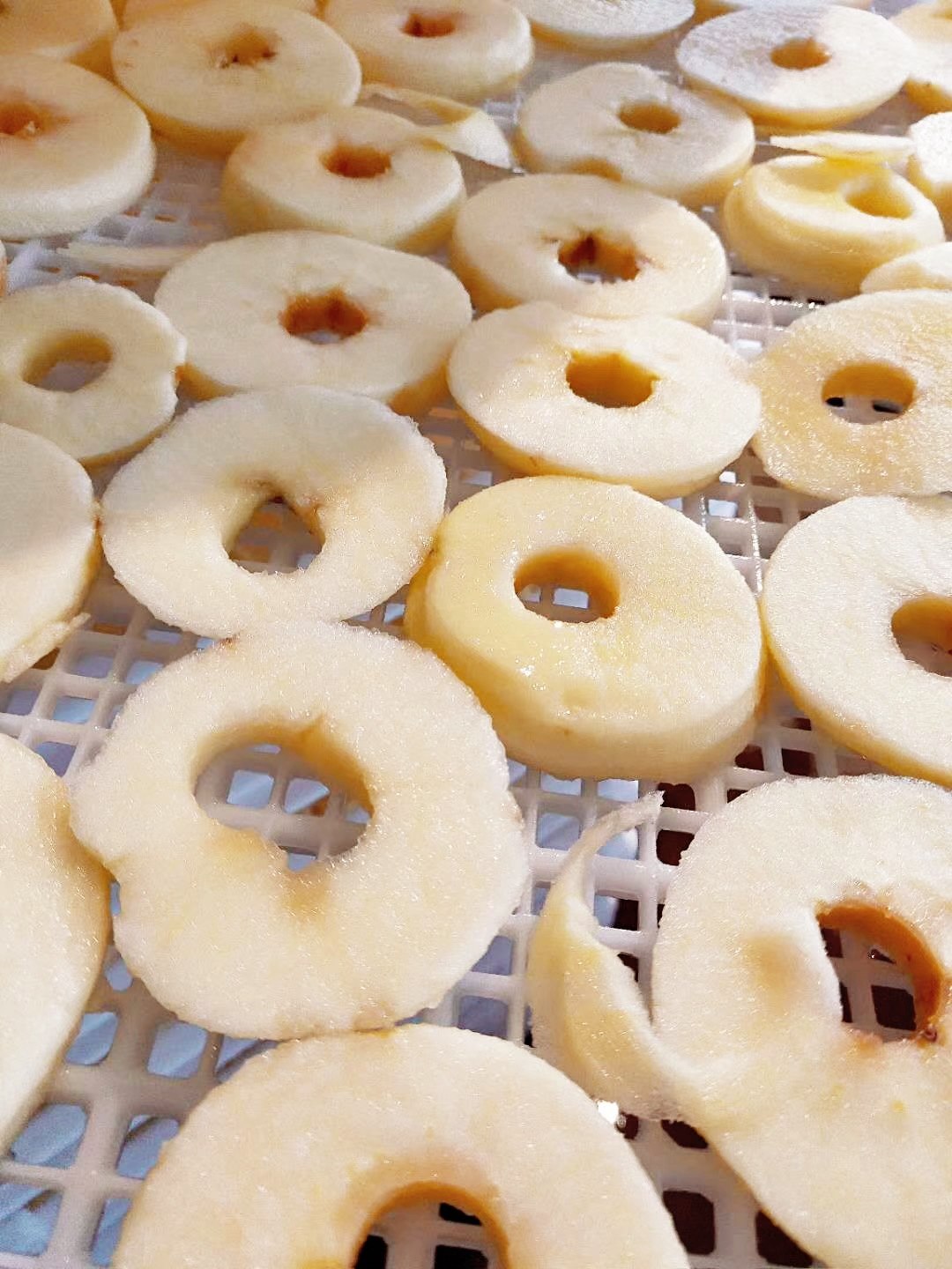 烟台红富士苹果烘干原色绝无任何添加原味不加苹果干