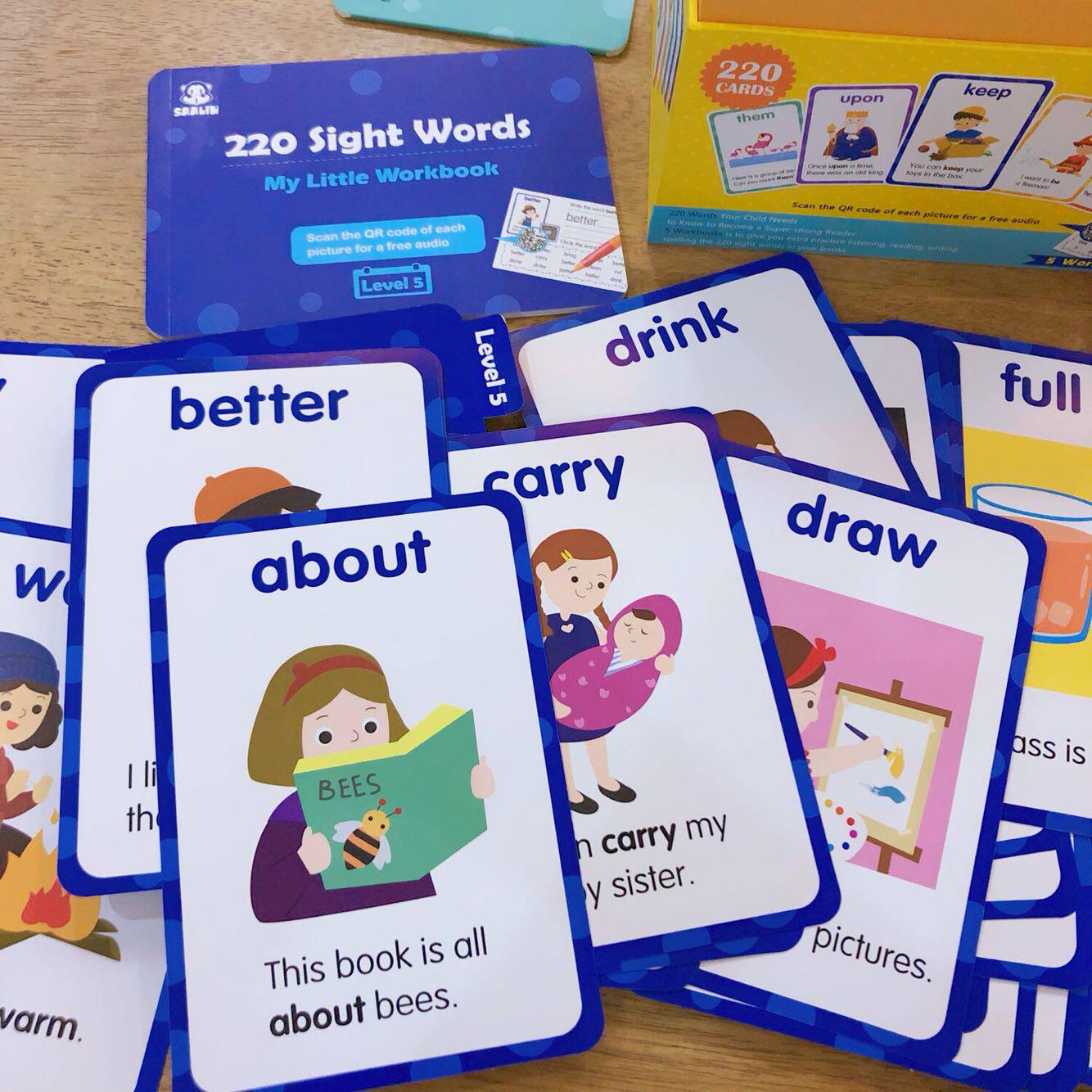 莎林英语高频单词学习早教音频小达人点读幼小玩具挂图