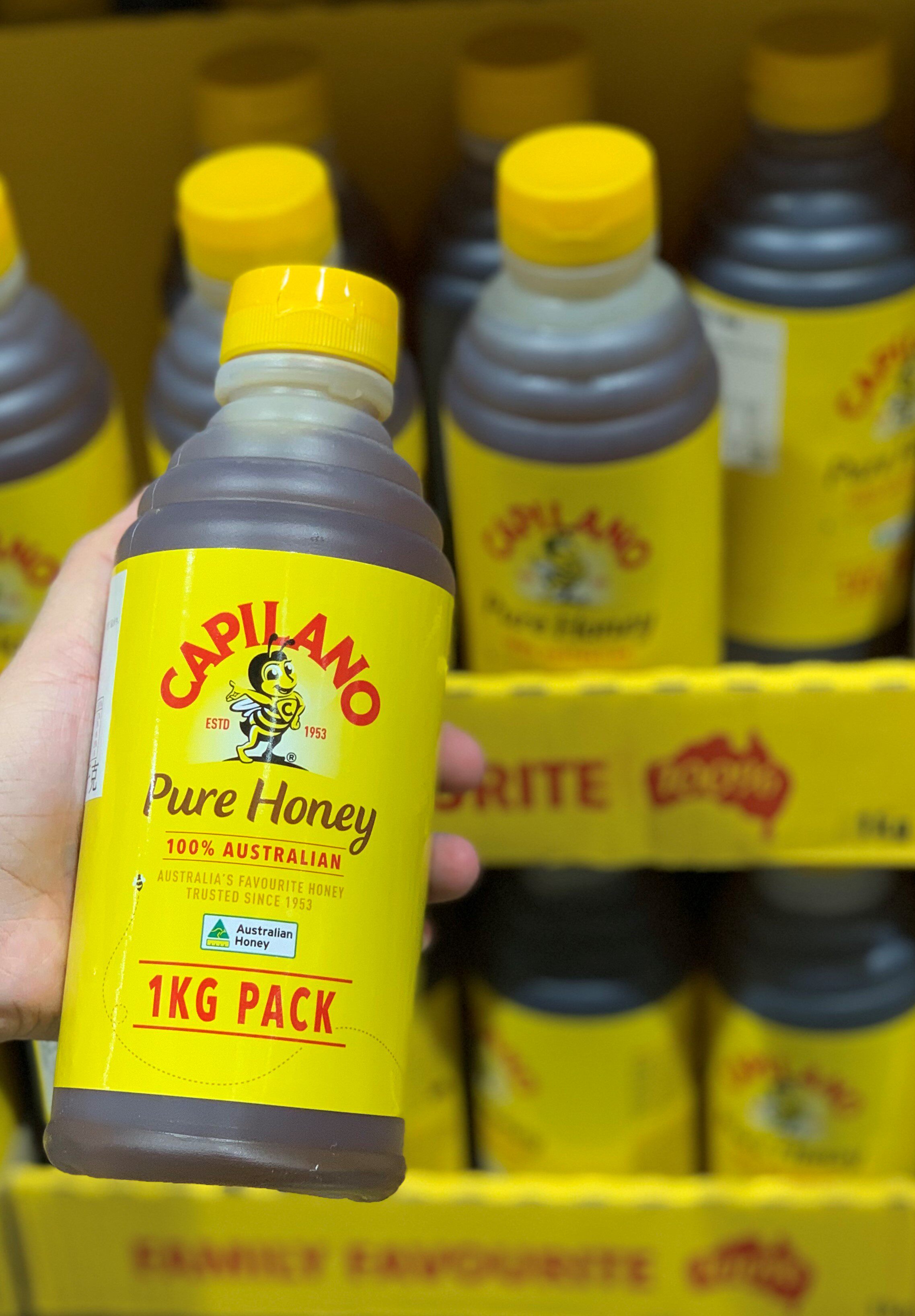 蜂蜜costco开市capilano澳大利亚进口澳洲康蜜乐百花1kg蜂蜜