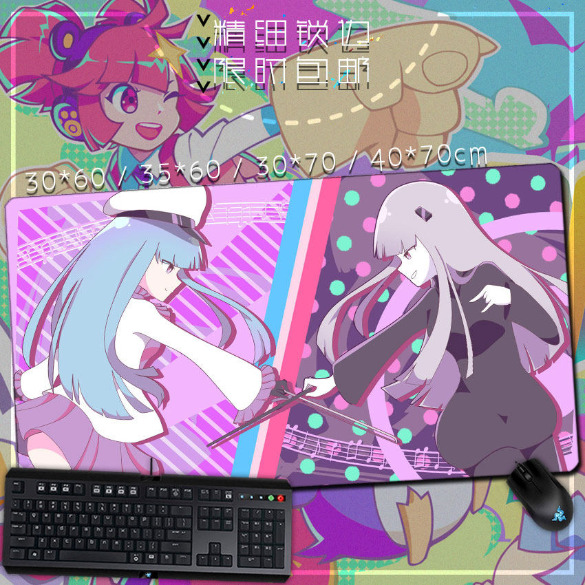 musedash喵斯快跑玛莉动漫游戏周边鼠标垫键盘桌垫动漫3c周边