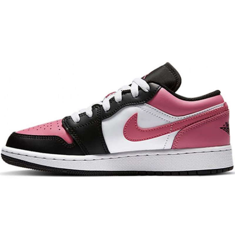 airjordanlowaj1篮球球鞋情人节樱花花粉粉黑篮球鞋
