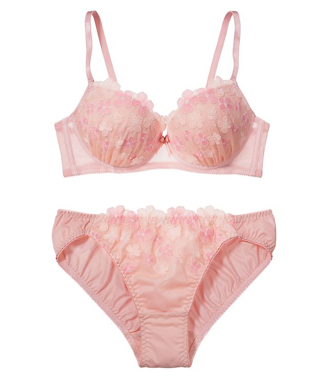 包邮日本本土girlsbypeachjohn蜜桃派聚拢钢圈文胸套装