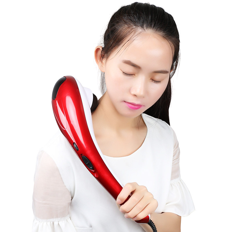 手持式手拿电动棒全身海豚按摩器仪颈肩部腰部拍打家用多功能震动