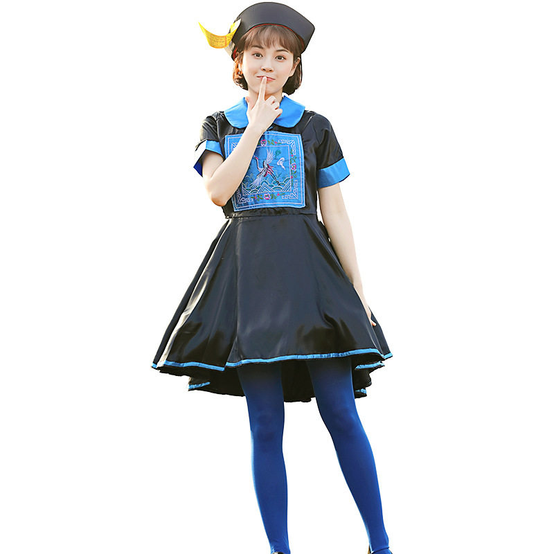 儿童万圣节服装僵尸服cos女童化妆舞会演出大人吸血鬼恶魔亲子装