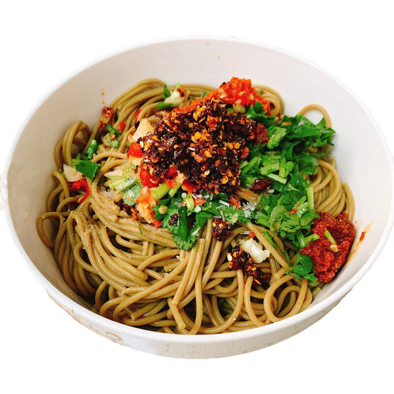 陕西苦荞荞麦杂粮面条荞面饸饹挂面无糖精全面条