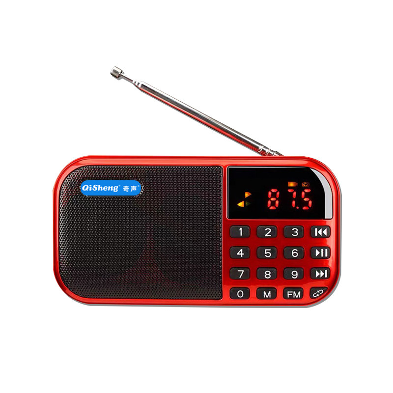 奇声启蒙故事复读循环一键收音机按键早教机听读无线