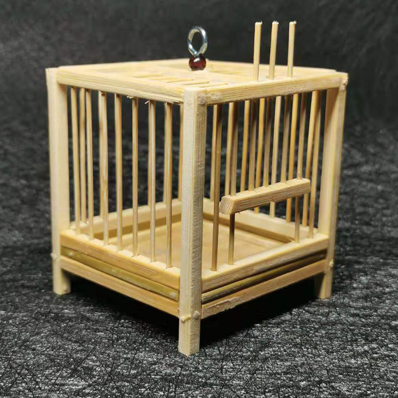 蝈蝈笼子竹制单双格双格精品鸣虫其他爬虫