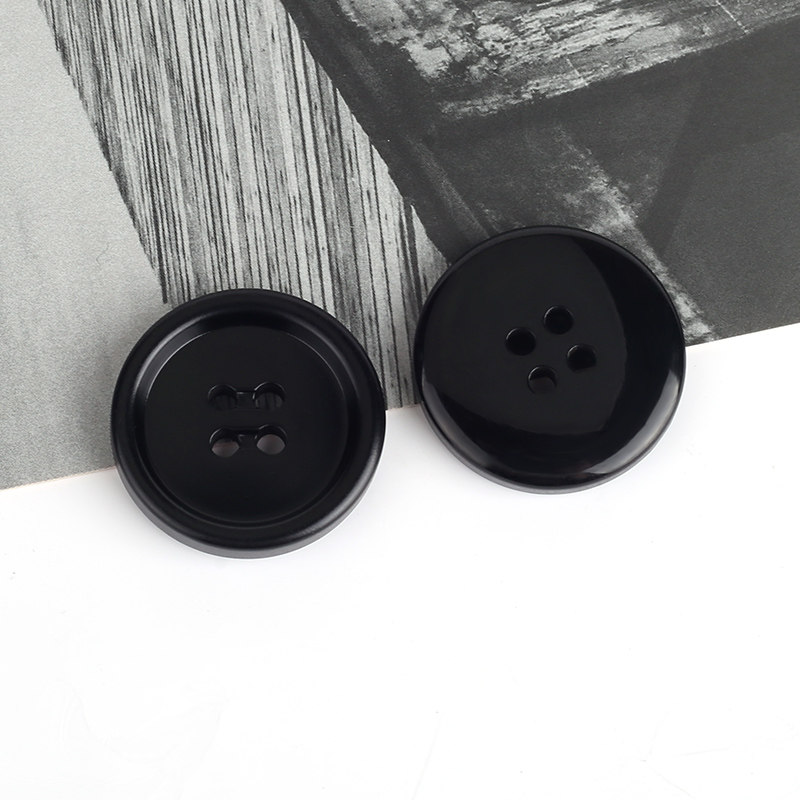 高档百搭西裤钮扣外套风衣大衣男士黑色纽扣纽扣