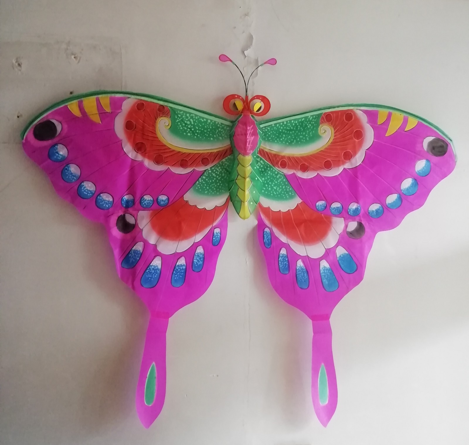 包邮潍坊传统名家手绘蝴蝶风筝中国国风特色风筝