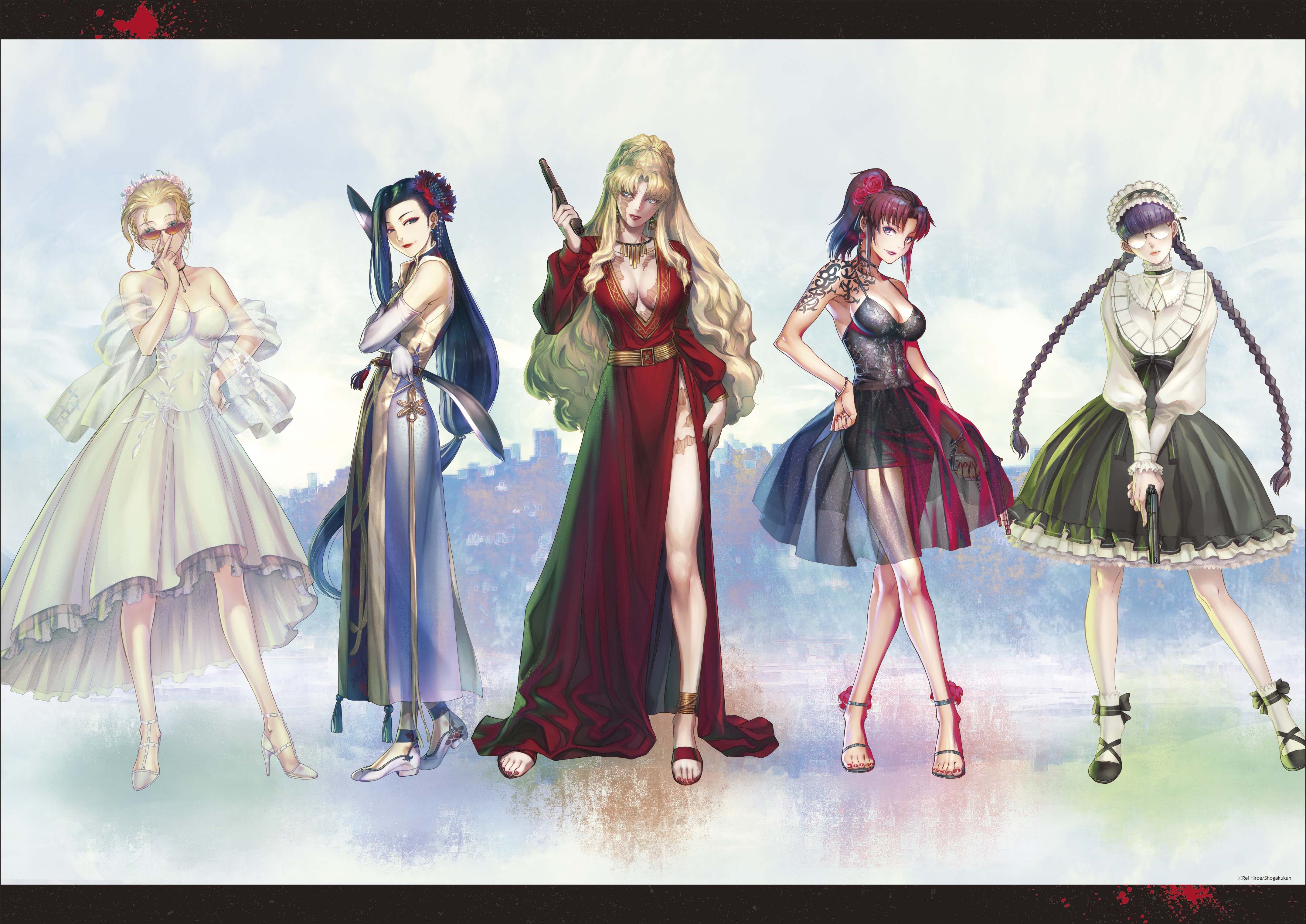 日版现货补款黑礁blacklagoon新立b2海报莱薇动漫挂件