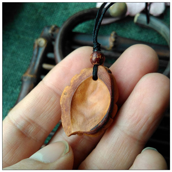 品月鹰眼暴老桃核手工打磨制作护身项坠吊坠项坠