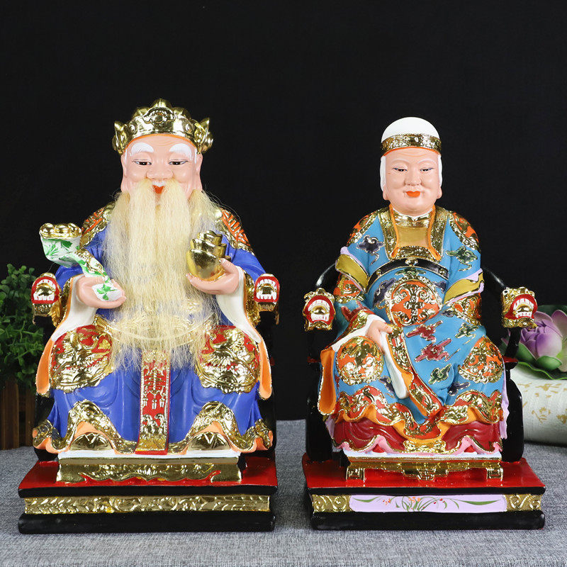 土地福德中式多款敦煌如意拐杖正神伯公摆件摆件