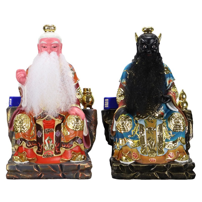 12寸敦煌彩贴金南斗星北斗星南极真君神像佛堂装饰摆件