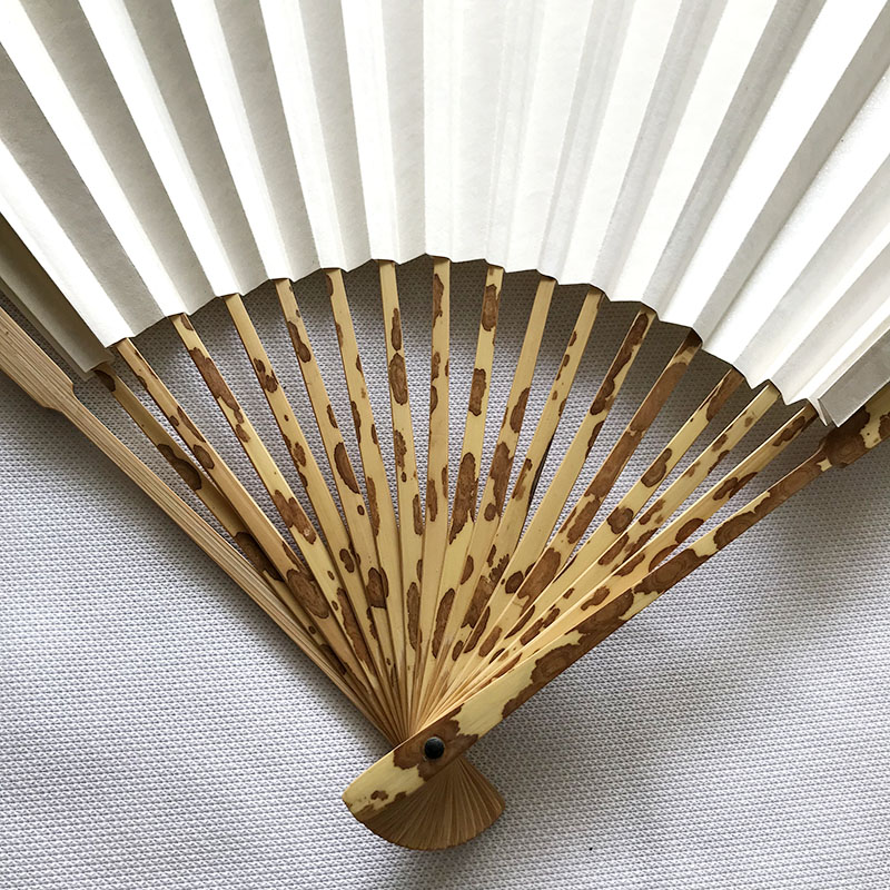 18方扇子梅妃竹全7寸95寸礼品折扇文玩把玩工艺扇