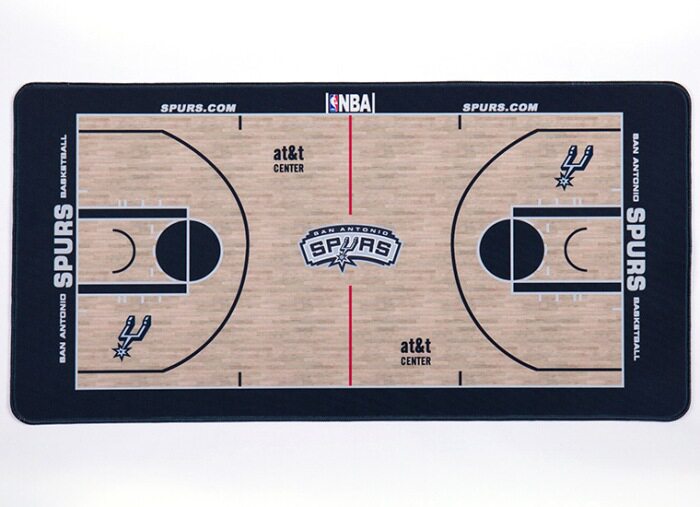 限时促销超大鼠标垫键盘nba马刺队主场主场地地板篮球球迷用品