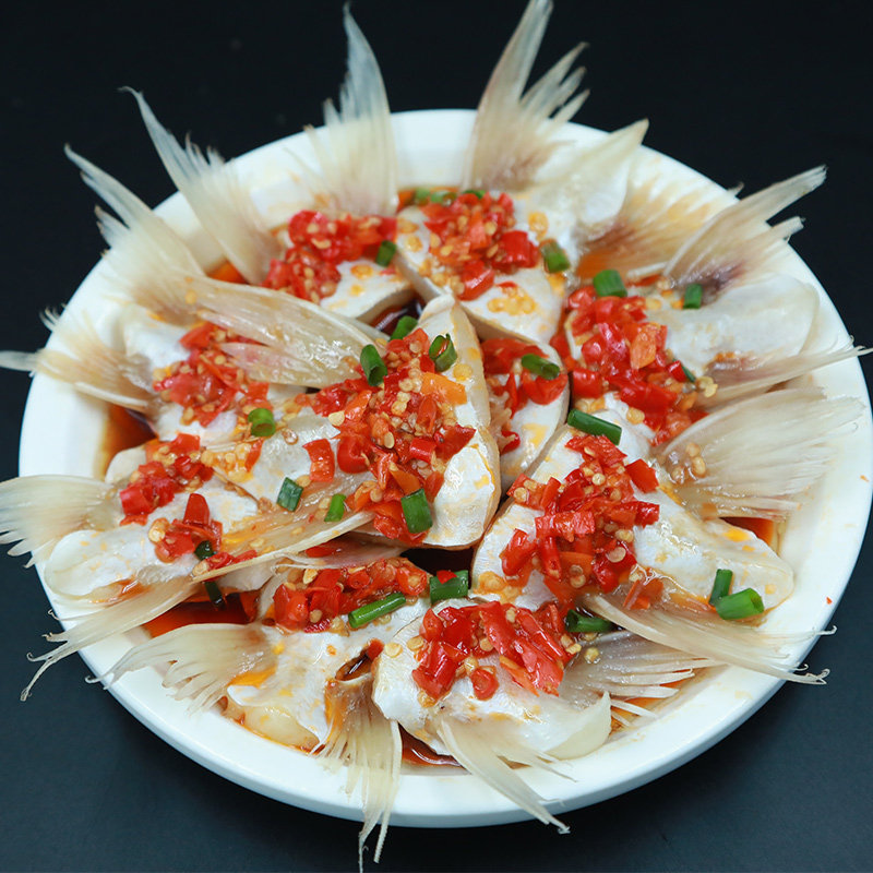 回鱼翅鱼鳍长江鮰鱼刺翅鱼划水新鲜冷冻酒店饭店特色半成品菜食材