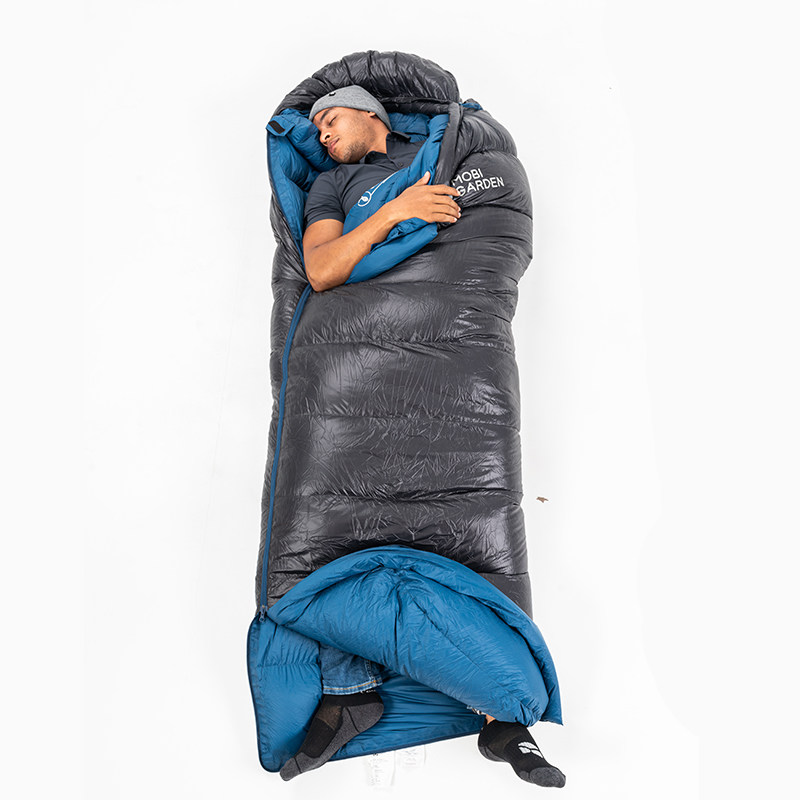 睡袋牧高笛新款北极熊户外露营冬季加厚防寒保暖睡袋