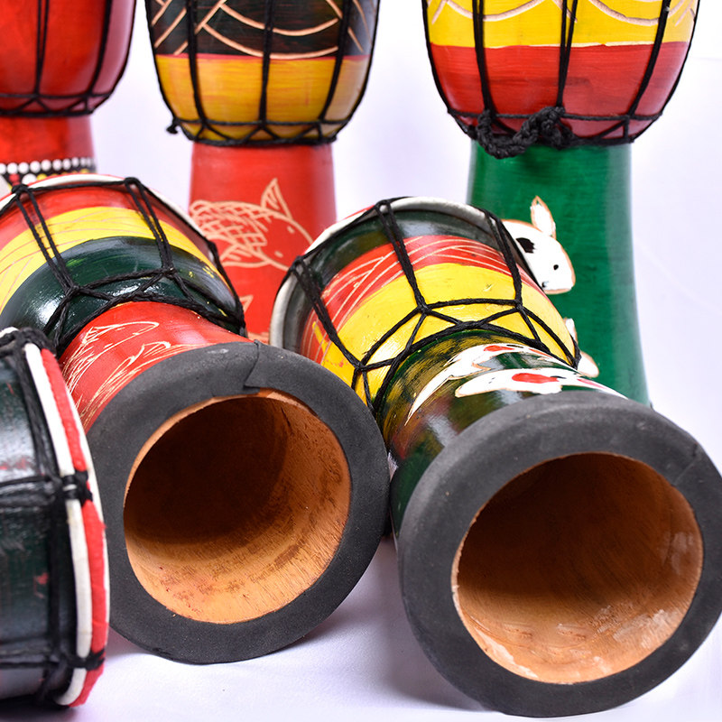 非洲云南丽江手鼓8寸10寸12寸儿童幼儿园初学非洲鼓