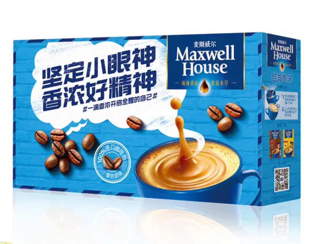 咖啡20年4月麦斯麦斯威威尔经典原味780克60条速溶咖啡