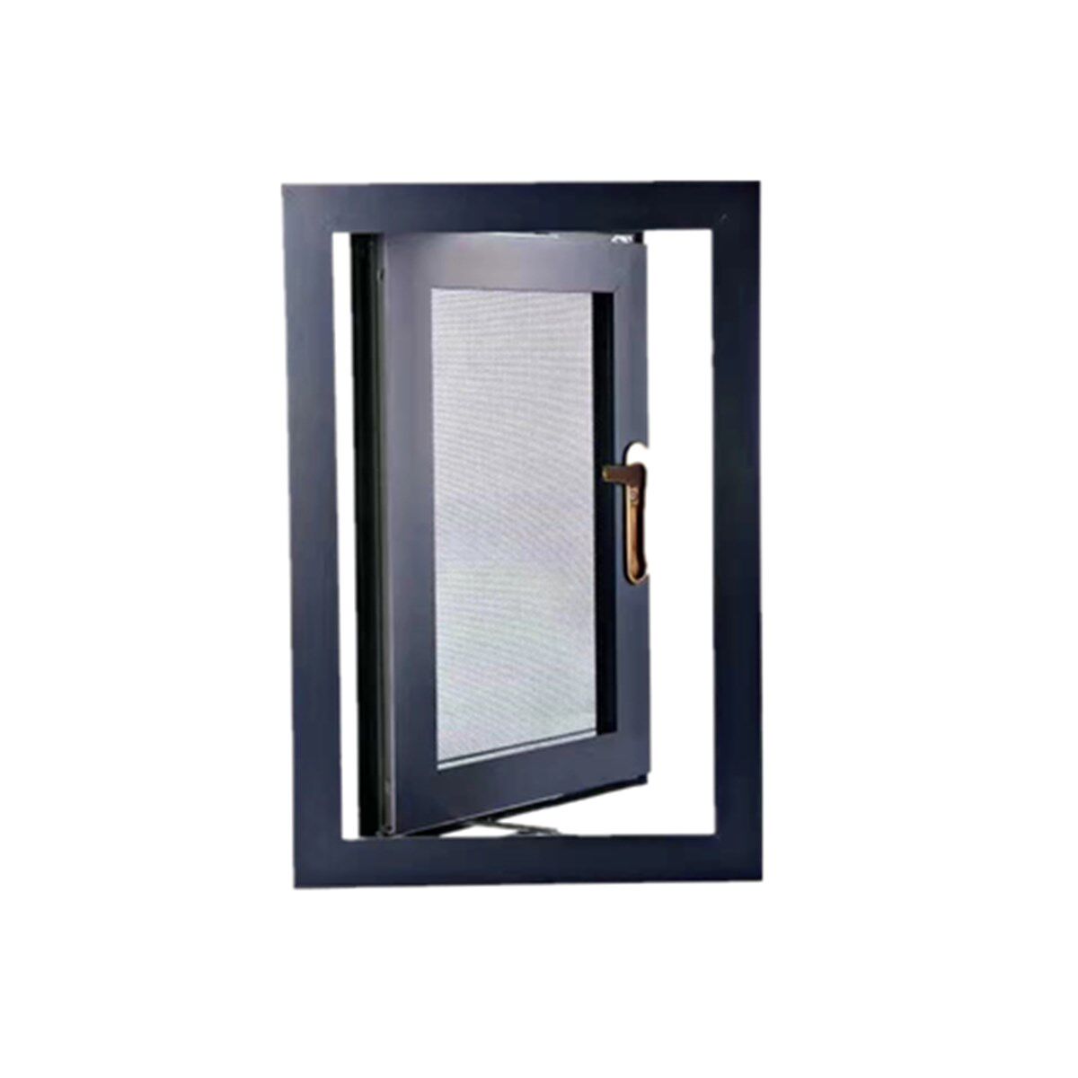 西安安外平开金刚纱窗高清合金透风钥匙锁防纱窗