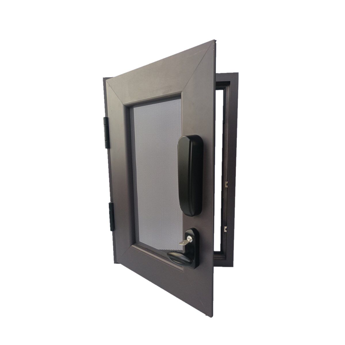 口袋锁内平开金刚防盗纱窗不锈钢网丝适用适用于纱窗