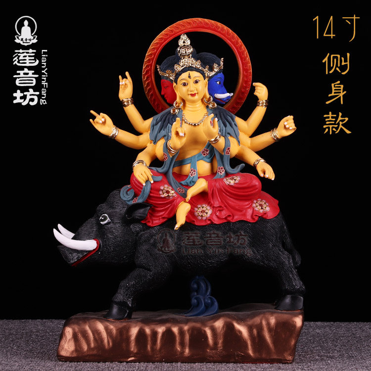 摩利支16寸佛像提婆光明女神天女密宗神像供奉其他特色工艺品