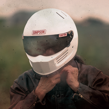 simpson辛普森bandit复古机车头盔杜卡迪摩托哈雷个性摩托车头盔