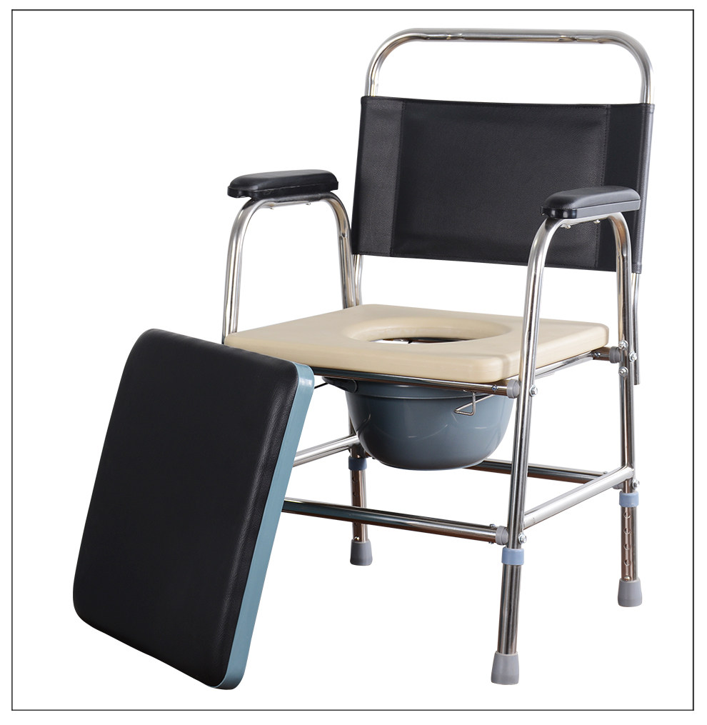 老人坐便椅子孕妇不锈钢座便老年人不锈座便器坐便器坐便椅