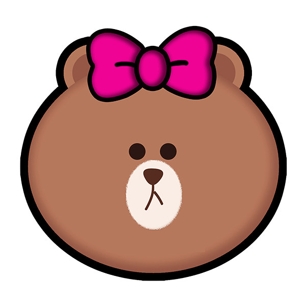 儿童房可爱布朗熊地毯