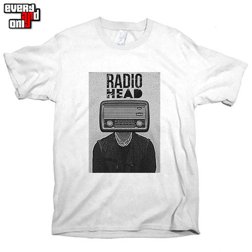 radiohead电台司令另类电子摇滚乐队收音机艺术摇滚男女t恤