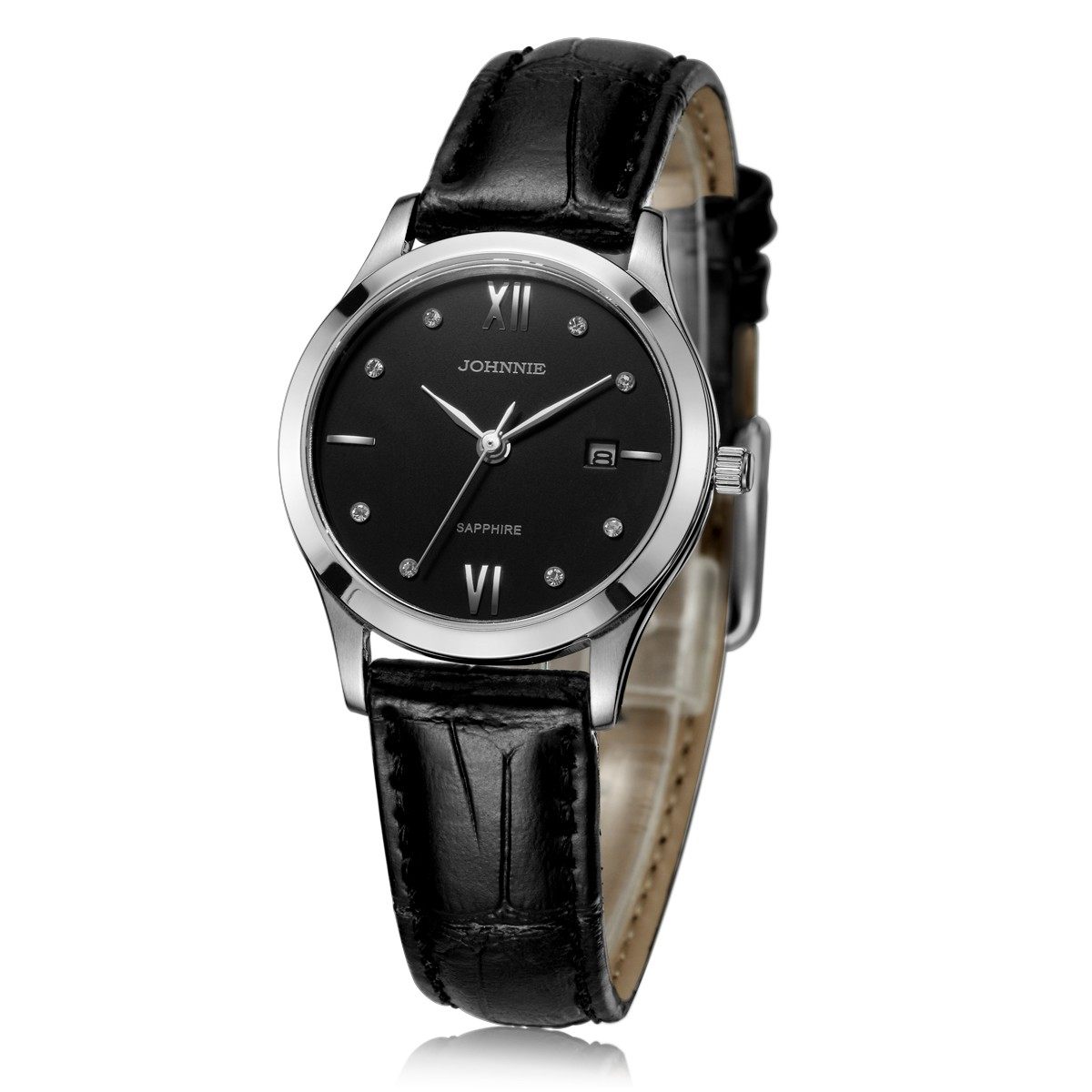 【国产腕表】johnnie尊尼手表5048男女情侣皮带表休闲