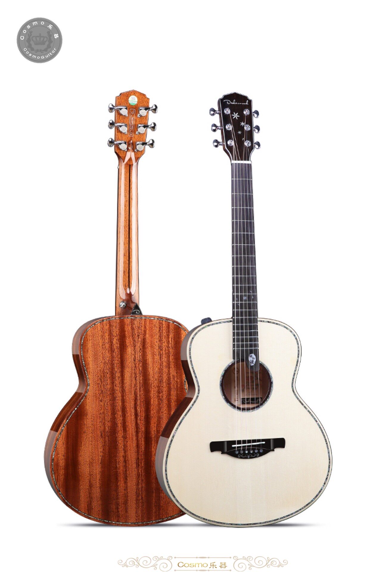 吉他dadarwood达达达沃tg系列旅行36寸面板民谣吉他民谣吉他