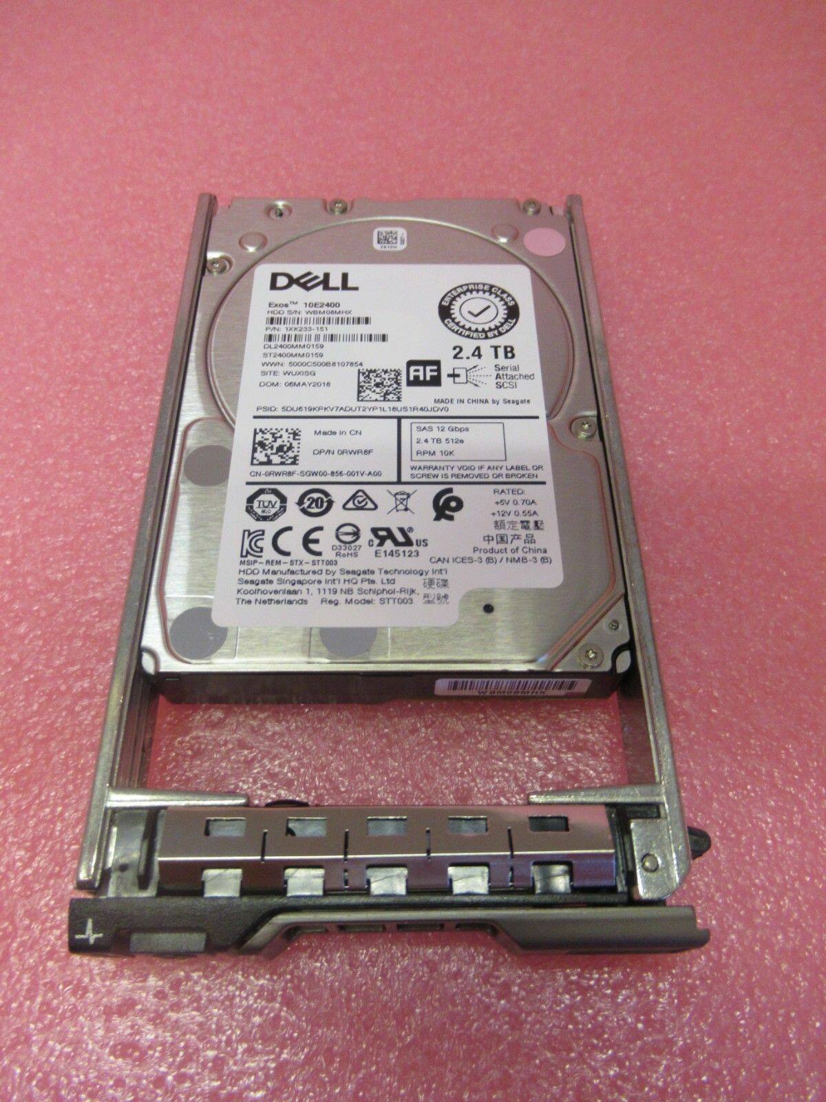 dellt330r830r520r740r340服务器硬盘24t10k机械硬盘