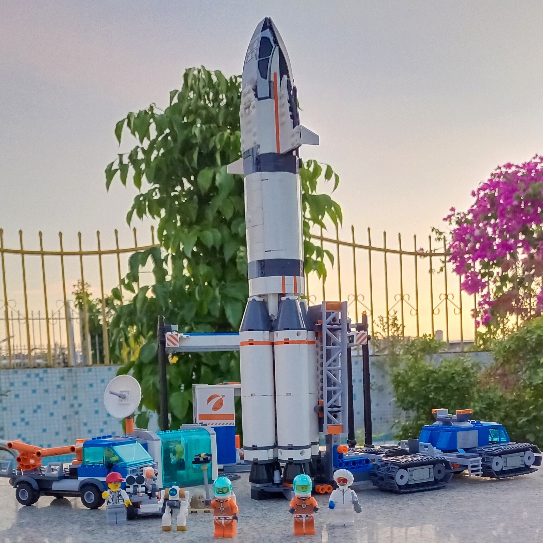 乐高城市太空系列60229火箭装载运输中心拼装建构