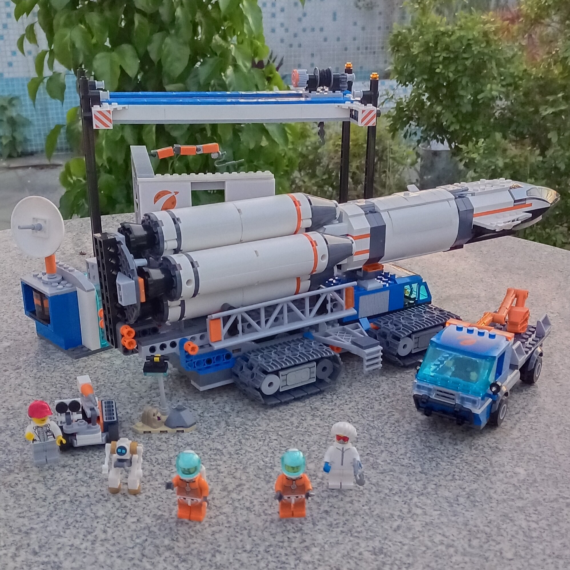 乐高城市太空系列60229火箭装载运输中心拼装建构