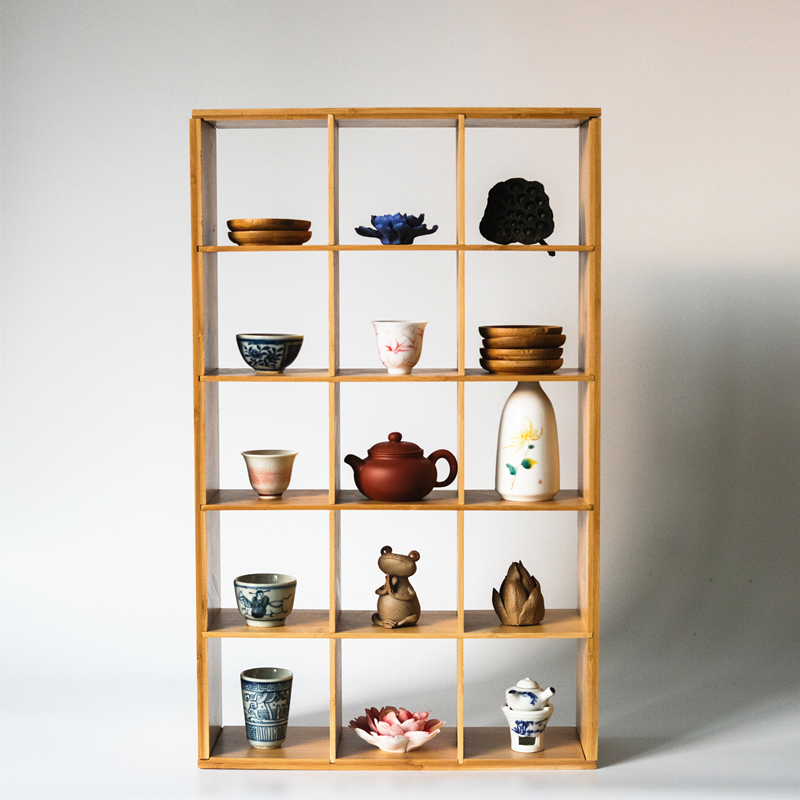 竹制多宝阁实木紫砂壶架子茶具置物架展示架茶杯收纳茶宠摆件