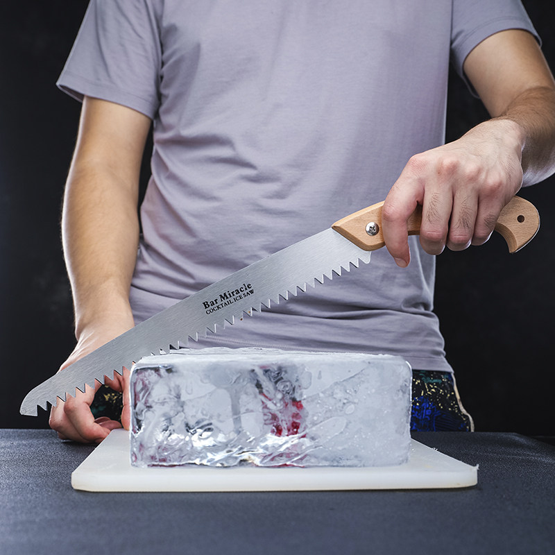 器具调酒手工冰锯开冰冰刀锯冰凿冰调酒器