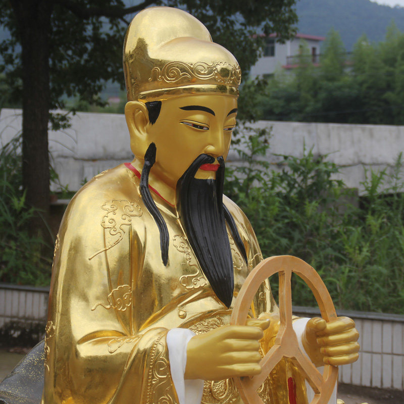 佛像车神厂家直销树脂玻璃钢1米寺庙开光菩萨摆件