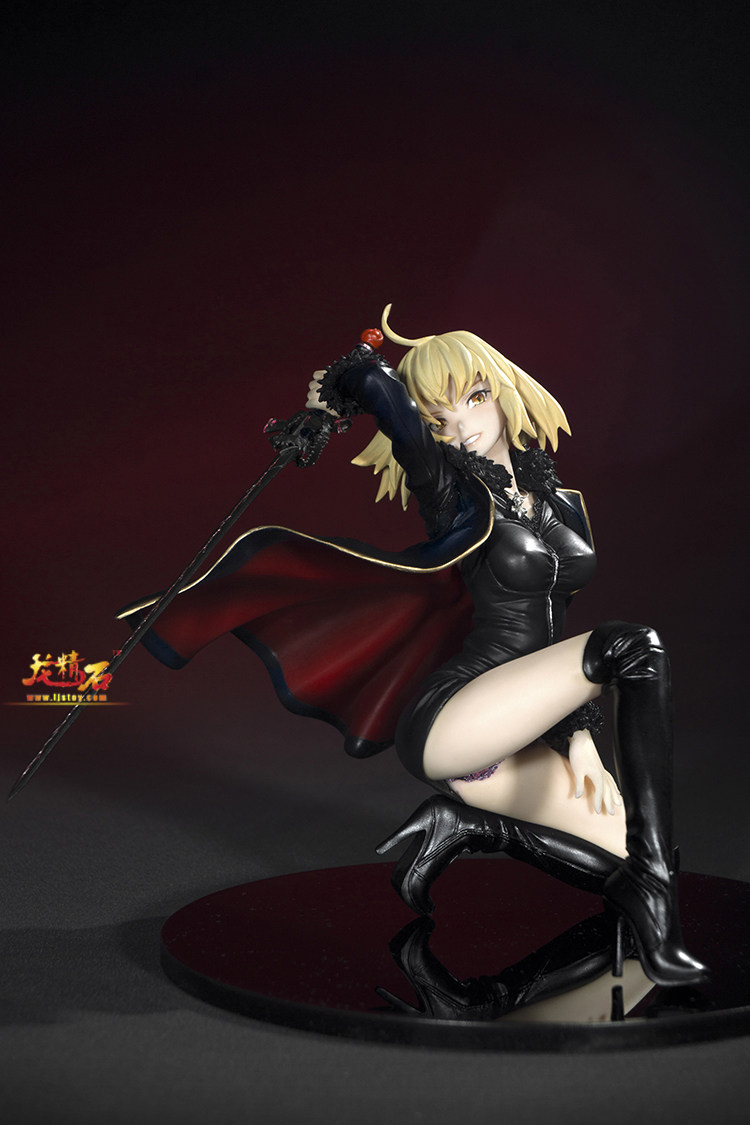 龙精石gk手办 saber 新宿黑贞 黑白校服贞德 fate fgo 水手服成品