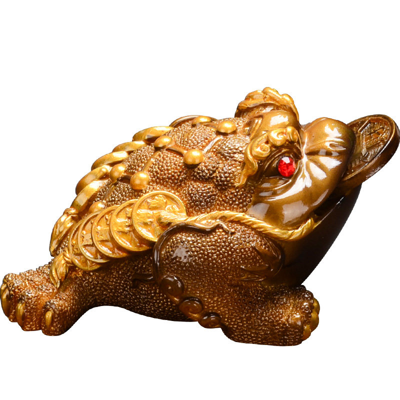 金蝉摆设功夫茶装饰可养精品茶具蟾蜍金蟾蜍变色茶宠摆件