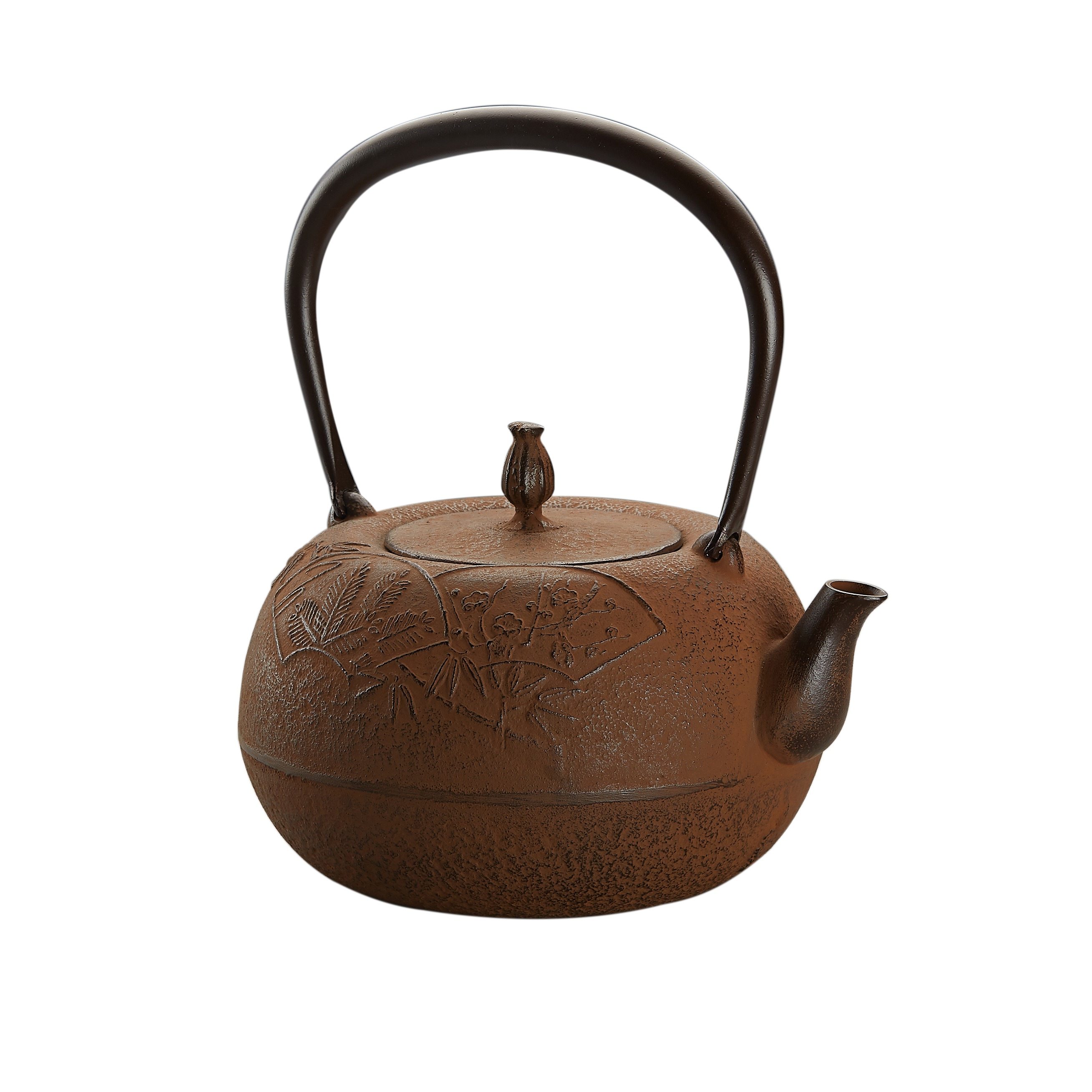 铁壶日本进口南部铁器松竹18升茶道烧水大铁壶铁瓶茶壶