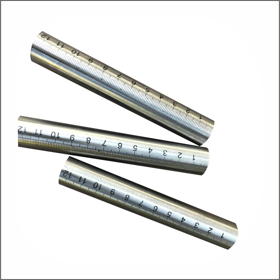 定做新款直尺1米圆柱外径圆形中尺立尺订制钢直尺