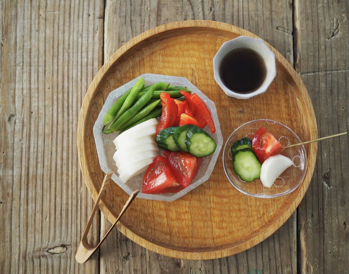 煨灶森谷和辉手作玻璃凉菜点心果盘现货盘